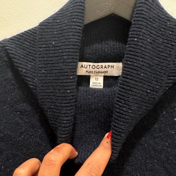 Marks & Spencer Autograph Pure Cashmere Turtle neck Sweater - Picture 1 of 7